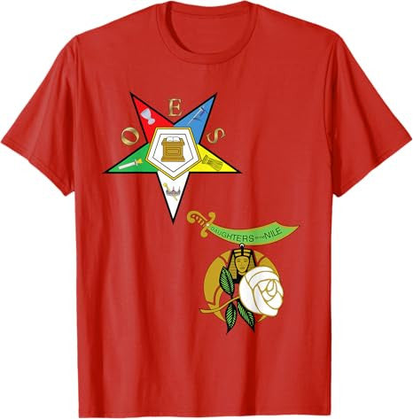 OES Daughters of the Nile Split T Shirt Eastern Star Tee - FUKAMASONIC