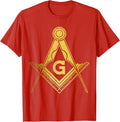 Mason Square & Compass Masonic Vintage Masonic T-Shirt - FUKAMASONIC