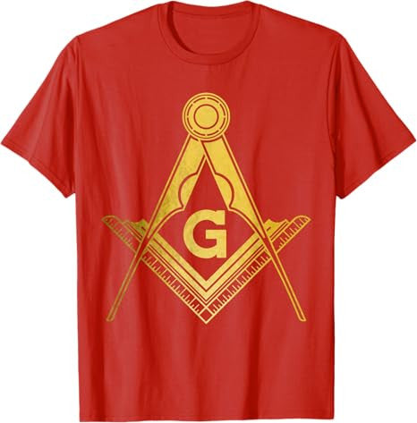 Mason Square & Compass Masonic Vintage Masonic T-Shirt - FUKAMASONIC