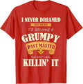 Grumpy Past Master - Masonic Gift / Gift For Freemasons T-Shirt - FUKAMASONIC