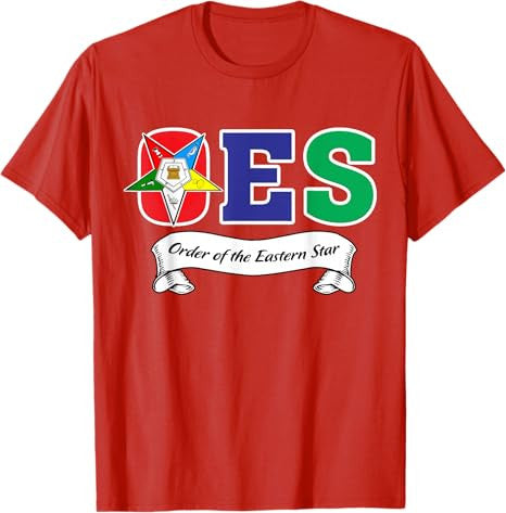OES Symbol Ribbon Order of the Eastern Star Parents' Day T-Shirt - FUKAMASONIC