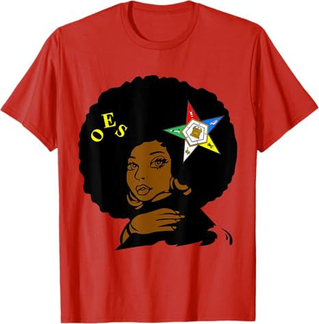 OES Afro Melanin Sister Order the Eastern Star Mother's Day T-Shirt - FUKAMASONIC