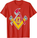 Masonic Firefighter Tools T-Shirt - FUKAMASONIC