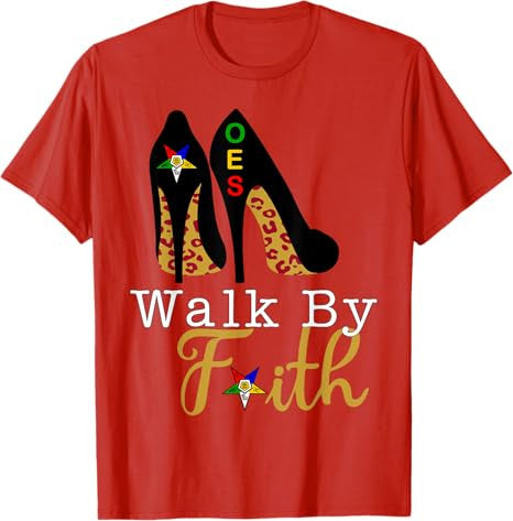 OES High Heels Platform Leopard Sisters Star Walk By Faith T-Shirt - FUKAMASONIC