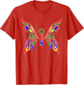 OES Butterfly Order of the Eastern Star Mother's Christmas T-Shirt - FUKAMASONIC