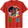 OES Sisters Afro Squad Team Eastern Star Women's Equality T-Shirt - FUKAMASONIC