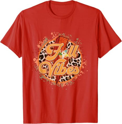 OES Fall Vibes Retro Leopard of the Eastern Star Halloween T-Shirt - FUKAMASONIC