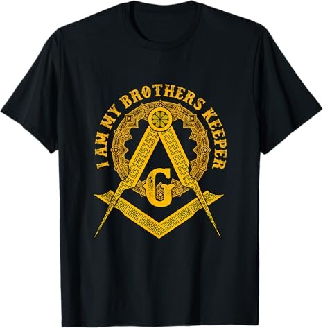 Brother Keepers Protect Compass Masonic Gift T-Shirt