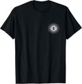 Freemason Symbol All Seeing Eye Masonic Square Compass Logo T-Shirt