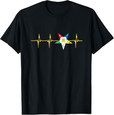 OES Shirts For Women Logo - Heartbeat EKG Pulse T-Shirt