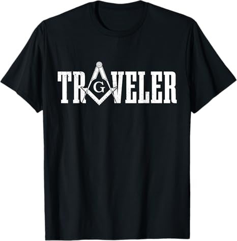 Mason Traveler Masonic Square and Compass T-Shirt