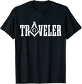 Mason Traveler Masonic Square and Compass T-Shirt