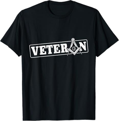 Mason Veteran Freemason Masonic Veterans Day T-Shirt