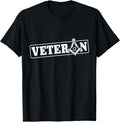 Mason Veteran Freemason Masonic Veterans Day T-Shirt