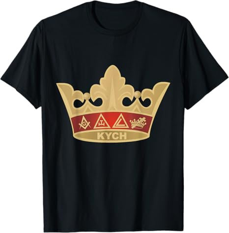 Knight York Cross Honor KYCH Masonic York Rite Mason Honour T-Shirt