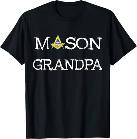 Mason Grandpa Senior Warden PHA Masonic Freemason Lodge T-Shirt