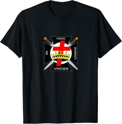 The Seal of the Knights Templar - Masonic York rite symbol T-Shirt