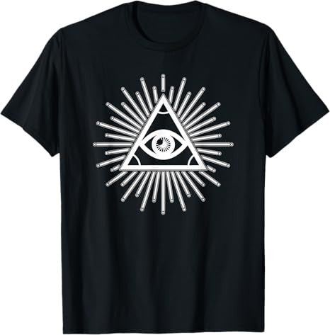 The All Seeing Eye - Conspiracy, Freemasonry Or Illuminati T-Shirt