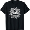 The All Seeing Eye - Conspiracy, Freemasonry Or Illuminati T-Shirt