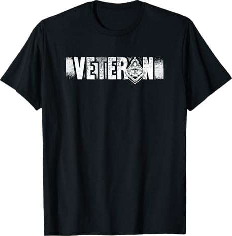 Veteran Freemasons Masonry Freemasonry Masonic Freemason T-Shirt