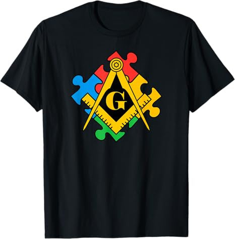 Autism Awareness T-shirt, Freemason Masonic Lodge, Mason T-Shirt