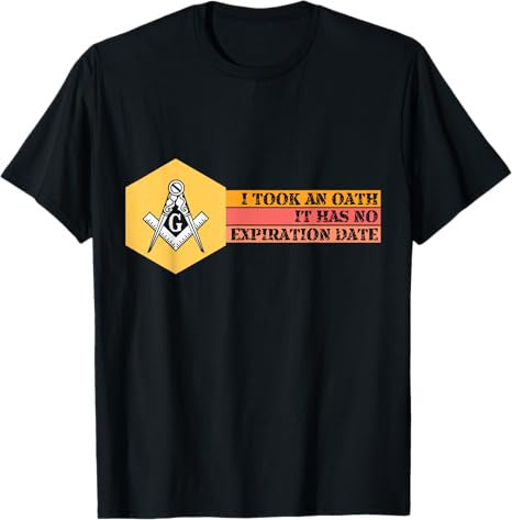 I Took an Oath Freemasonry Master Mason Masonic T-Shirt