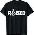 Mason Raised Square & Compass Freemason Masonic T-Shirt