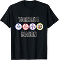 York Rite Mason T Shirt Masonic Tee T-Shirt