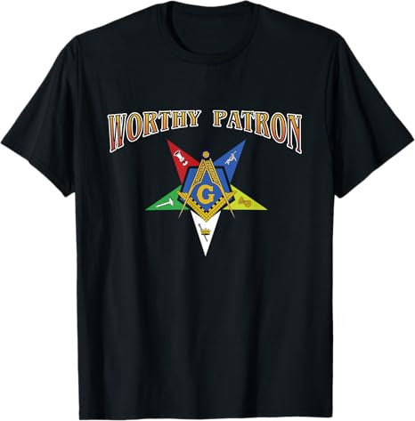 Worthy Patron Masonic OES Order Eastern Star Mason T-Shirt