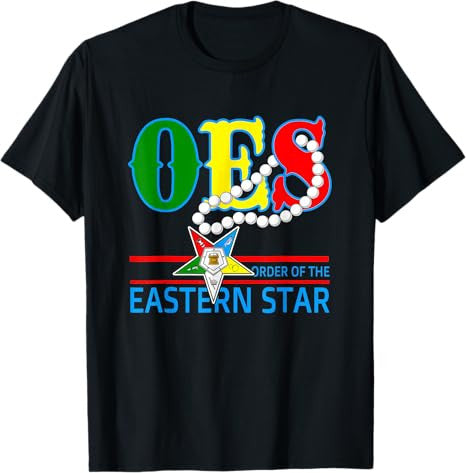 OES Mom Necklace Order of the Eastern Star Mother's Day T-Shirt