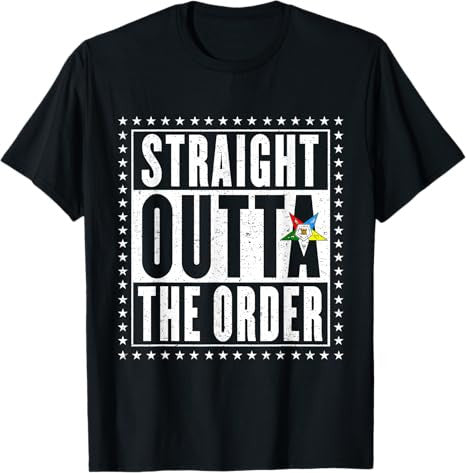 OES Straight The Order Eastern Star Thanksgiving Christmas T-Shirt