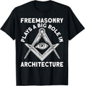 Freemasonry Architecture Square And Compasses T-Shirt