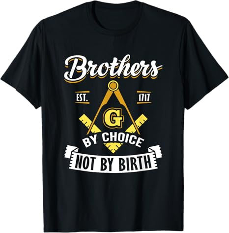 Brothers Masonry Masonic Freemason Freemasonry Mason T-Shirt