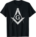 Vintage Masonic Square and Compass - Freemason T-Shirt