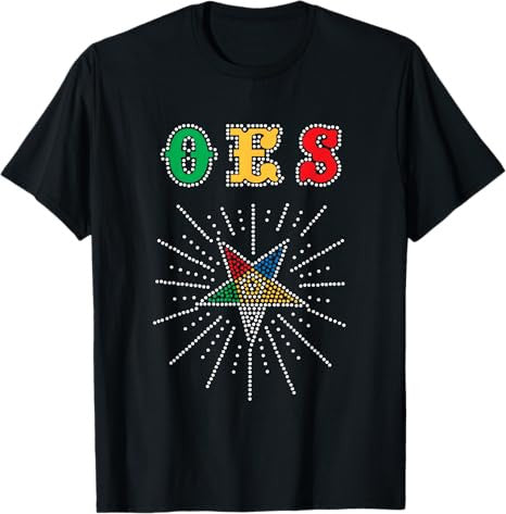 OES Star Shining Order of the Eastern Star Parents' Day T-Shirt
