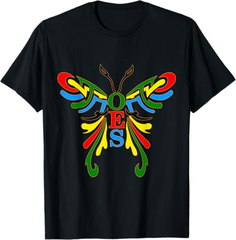 OES Butterfly Color of the Eastern Star Christmas T-Shirt