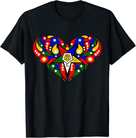 OES Heart Star Soul Order of the Eastern Star Thanksgiving T-Shirt