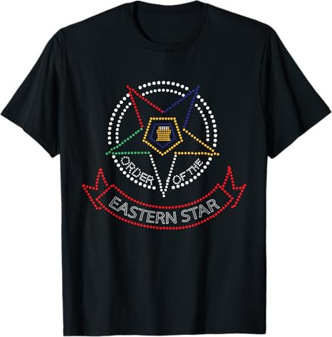 OES Star Symbol Order the Eastern Star Parents Christmas T-Shirt