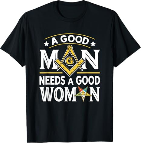 Freemasons OES Woman Masonry Masonic Freemason Freemasonry T-Shirt
