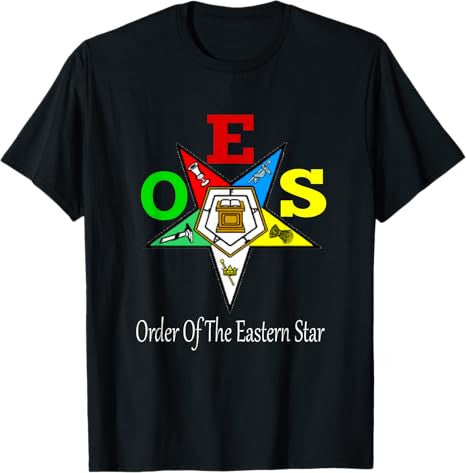OES Order of the Eastern Star Logo Symbol T-Shirt
