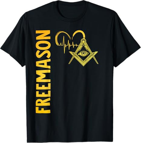 Masonic Freemasonry Fraternal Square Compass Freemasonry T-Shirt