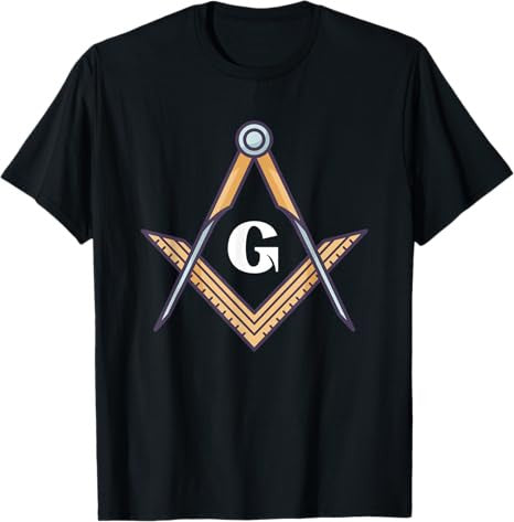 Masonic Square and Compass Freemason T-Shirt