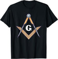 Masonic Square and Compass Freemason T-Shirt