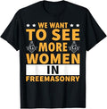 Freemasonry Design For Fraternity Builder And Member T-Shirt
