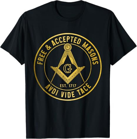 Masonic Symbol Square & Compass T-Shirt