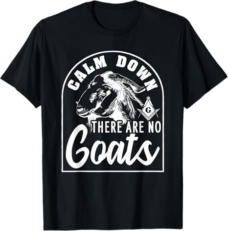 Freemasonry Goat Conspiracy Design T-Shirt