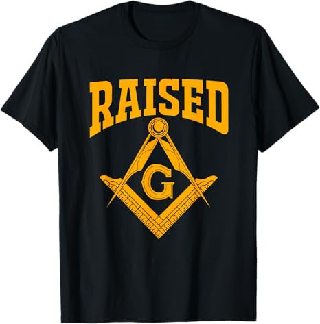 Freemason Lodge Raised Masonic Symbol T-Shirt