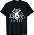 Masonic Square And Compasses Design T-Shirt