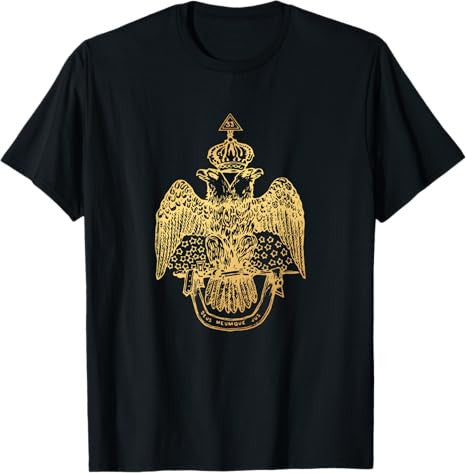 Scottish Rite Eagle 33rd Degree - Freemason Gifts for Men T-Shirt
