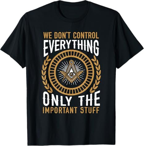 Fraternal Freemasonry Square Compass T-Shirt